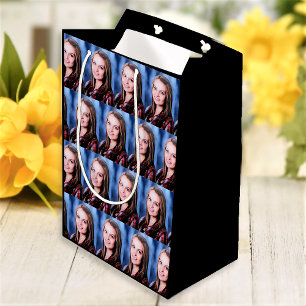 Custom Photo Collage Personalized Medium Gift Bag