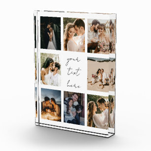 Custom Photo Collage Personalized Picture Family Acrylic Award