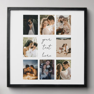 Custom Photo Collage Personalized Picture Family Peel And Stick Photo Tile