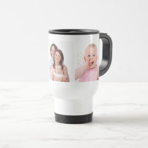 Custom Photo Collage Personalized Travel Mug