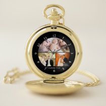 Custom Photo Collage Picture Pocket Watch Custom Photo Collage Picture Pocket Watch