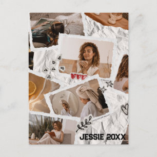 Custom Photo Collage Postcard