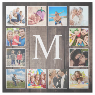 Custom Photo Collage Rustic Farmhouse Family Gallery Wrap