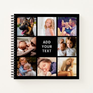 Custom Photo Collage Scrapbook Notebook