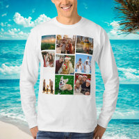 Custom Photo Collage Shirt, Custom 9 Photos