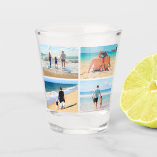 Custom Photo Collage Shot Glass Personalized