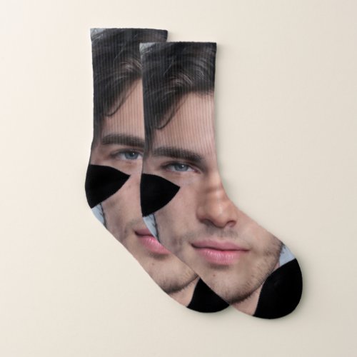Custom Photo Collage Simple All_Over_Print Socks