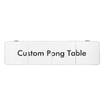 Custom Photo Collage Simple Template Pong Table by LaptopComputerBag at Zazzle