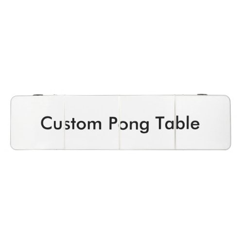 Custom Photo Collage Simple Template Pong Table