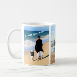 Custom Photo Collage Text Coffee Mug Your Family