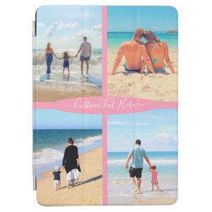 Custom Photo Collage Text Family Love Personalized iPad Air Cover