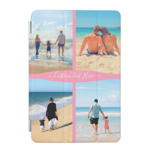Custom Photo Collage Text Family Love Personalized iPad Mini Cover