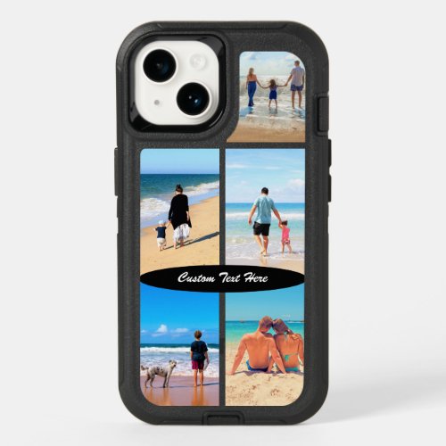 Custom Photo Collage Text iPhone Case Your Photos