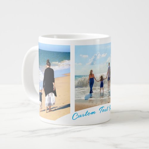 Custom Photo Collage Text Mug Your Family Photos