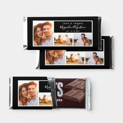 Custom Photo Collage Wedding Favor  Hershey Bar Favors