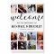 Custom Photo Collage Wedding Welcome Foam Board