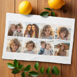 Custom Photo Collage with Square Photos Kitchen Towel<br><div class="desc">Use your favorite photo or pictures to make a fun keepsake to share with friends.</div>