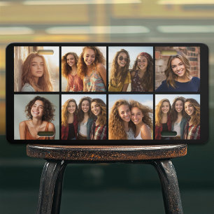 Custom Photo Collage with Square Photos License Plate