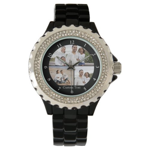 Custom Photo Collage Wristwatch