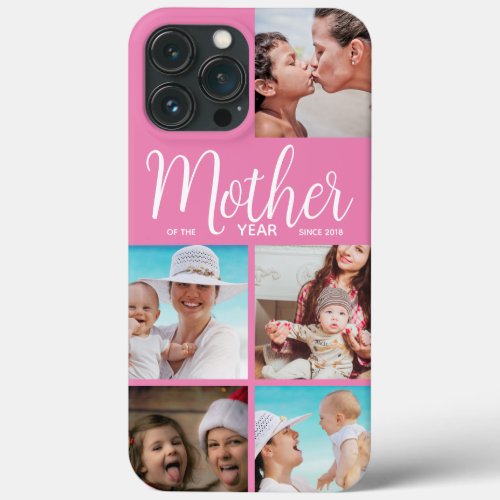Custom photo collage Year Mothers Day Gift iPhone 13 Pro Max Case