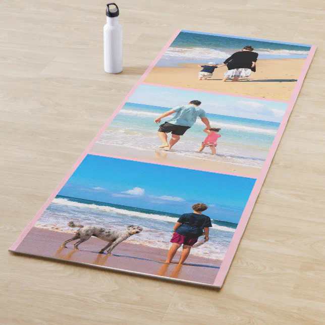 Custom Photo Collage Yoga Mat with Your Photos | Zazzle
