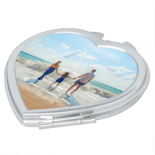 Custom Photo Compact Mirror Your Family Gift