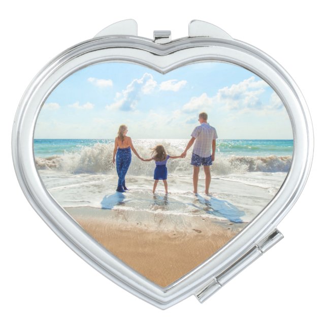 Custom Photo Compact Mirror Your Own Design (Front)
