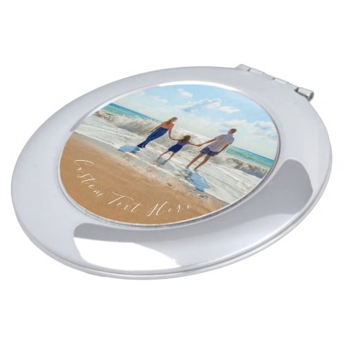 Custom Photo Compact Mirror  Your Photos and Text