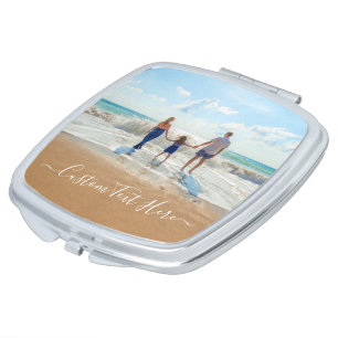 Custom Photo Compact Mirror Your Photos and Text