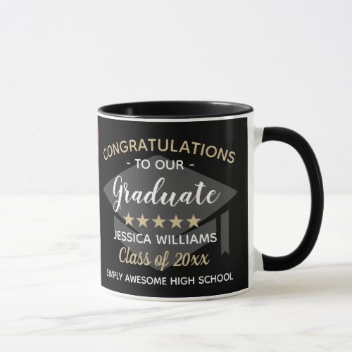 Custom Photo Congratulations Graduate Graduation Mug