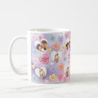 Custom Photo Conversation Candy Hearts  