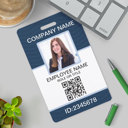 Custom photo corporate employee name tags badge