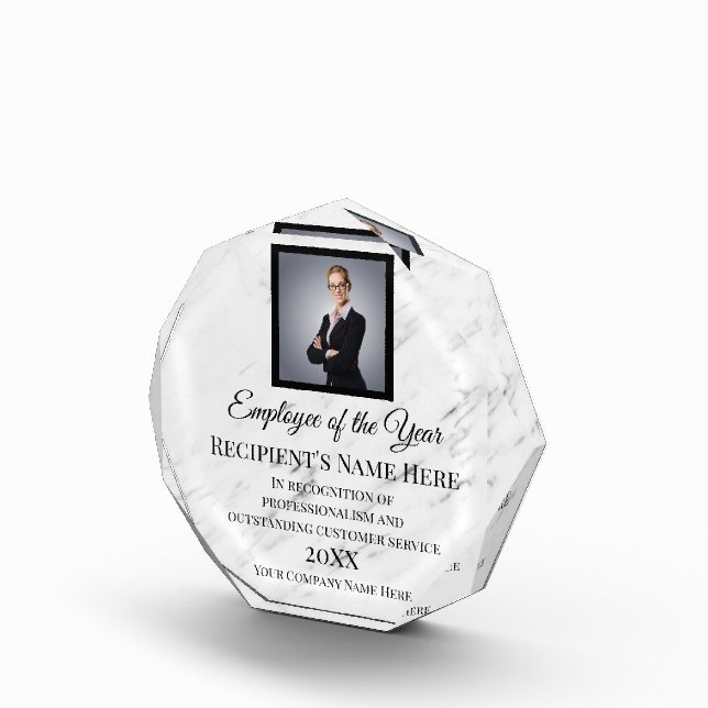 Custom Photo Corporate Gift Acrylic Trophy Plaque (Right)