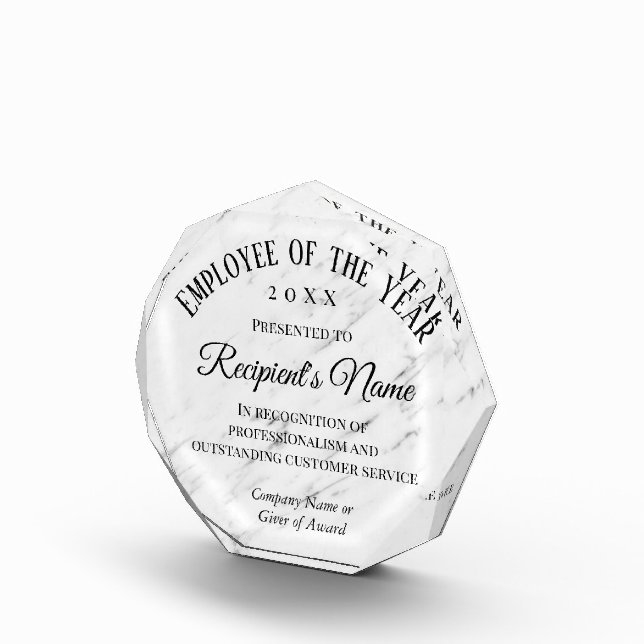 Custom Photo Corporate Gift Acrylic Trophy Plaque (Right)