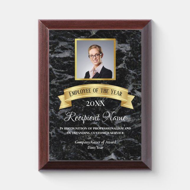 Custom Photo Corporate Gift Employee Award (Vertical)