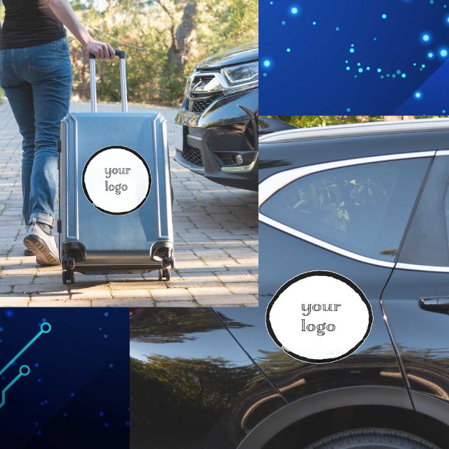 Custom Photo Create Your Logo  Sticker (Make your custom personalized logo car decal- great for luggage, too.)