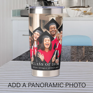 Custom photo create your own graduation insulated tumbler