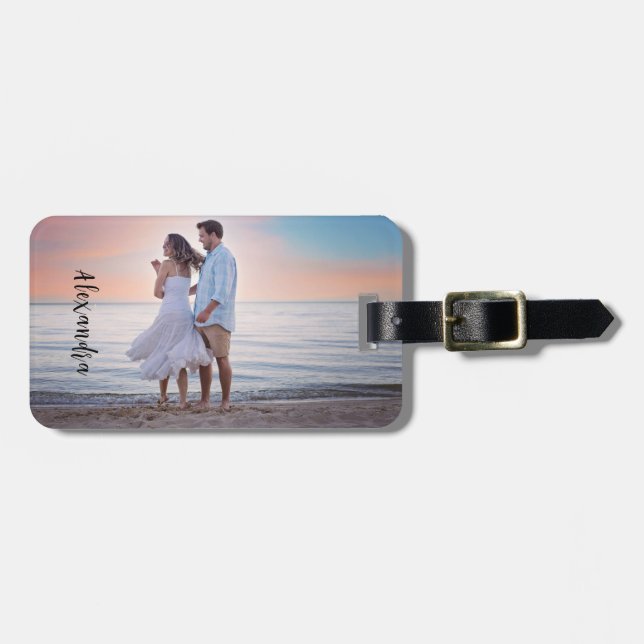  Custom Photo | Create Your Own Luggage Tag (Front Horizontal)