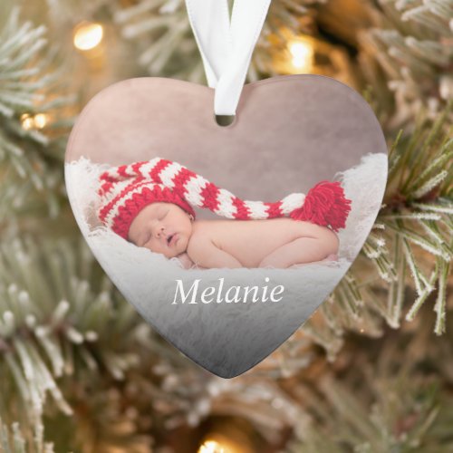 Custom Photo Create Your Own Ornament - Create your own personalized ornament with your custom images and names. Add your favorite photo, design or artwork to create something really unique. To edit this design template, click 'Change' and upload your own image as shown above. Click 'Customize' button to add text, customize fonts and colors.
Treat yourself or make the perfect gift for family, friends, parents and grandparents!