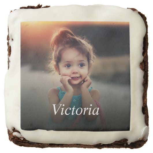 Custom Photo Create Your Own Personalized Brownie (Front)