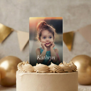 Custom Photo Create Your Own Personalized Cake Topper