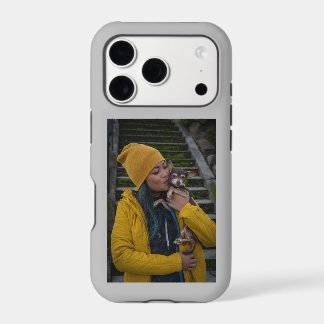 Custom Photo Create Your Own Silver iPhone 17 Pro Case