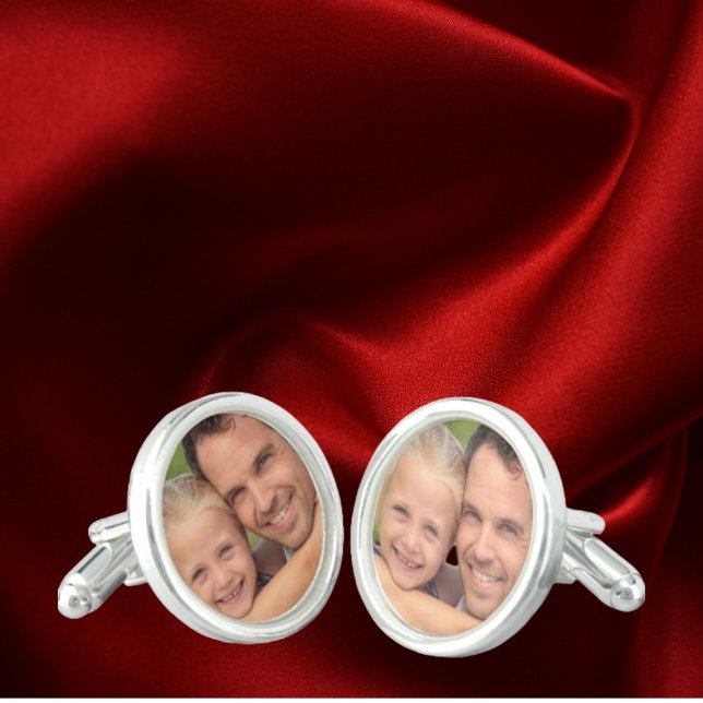 custom photo cufflinks (Manschetten Knöpfe mit deinem Foto)