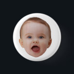 Custom Photo, Custom Photo Face Button<br><div class="desc">Custom Baby Face</div>
