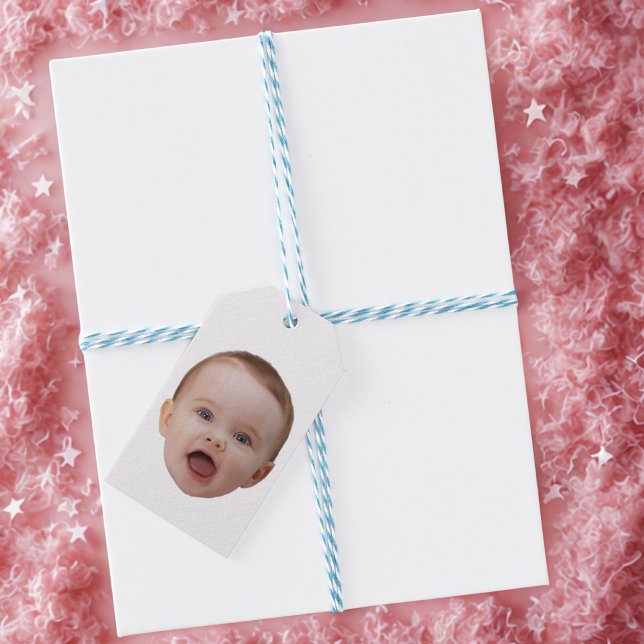 Custom Photo, Custom Photo Face Gift Tags (Creator Uploaded)