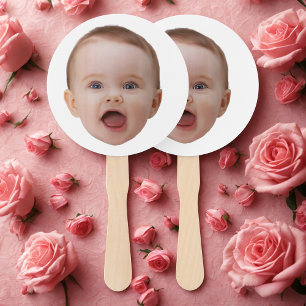 Custom Photo, Custom Photo Face Hand Fan