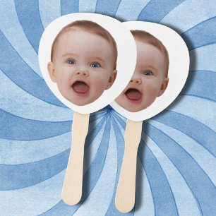 Custom Photo, Custom Photo Face Hand Fan