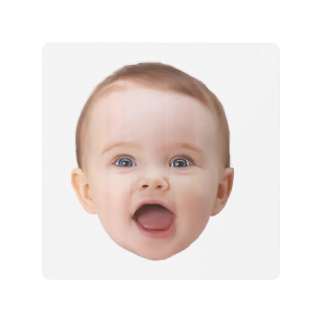 Custom Photo, Custom Photo Face Metal Print (Front)