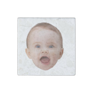 Custom Photo, Custom Photo Face Stone Magnet