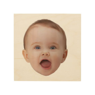 Custom Photo, Custom Photo Face Wood Wall Art